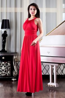 Красное длинное вечернее платье Mondigo